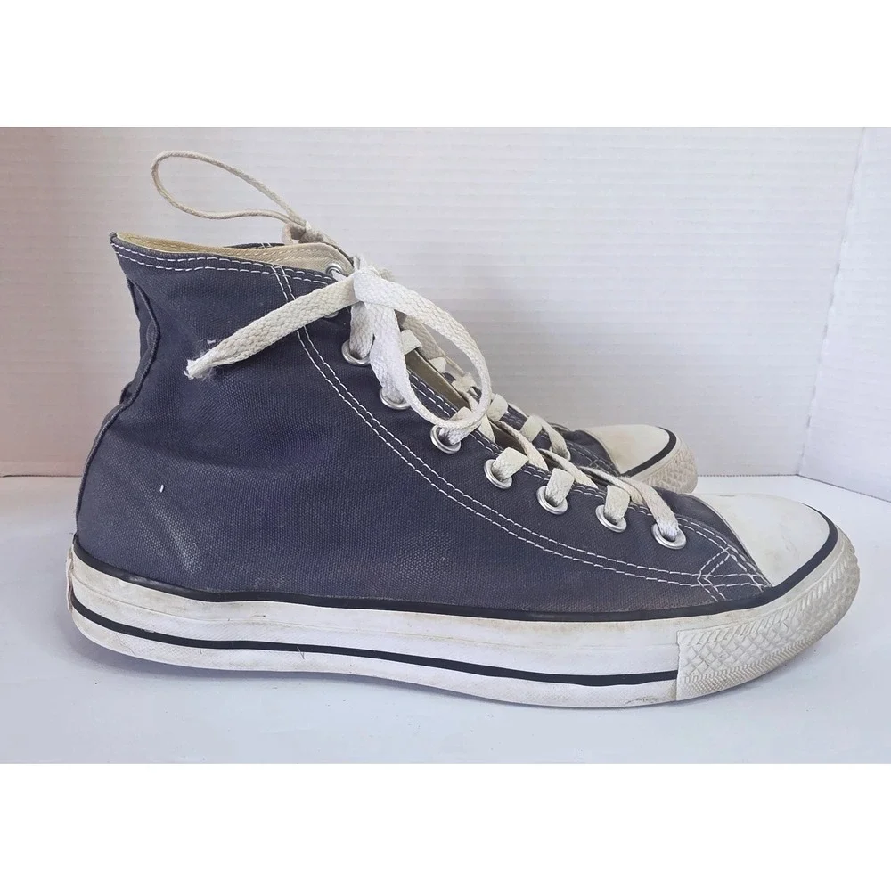 Converse Chuck Taylor All Star High Top Navy Blue Canvas Mens Sneakers SZ 8.5